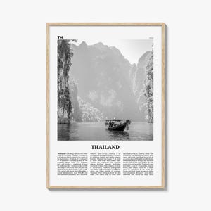 Thailand Print schwarz weiß Nr. 1, Thailand Wandkunst, Thailand Poster, Thailand Foto, Ratcha-anachak, Thai, Siam, Bangkok, Asien