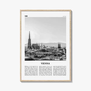 Vienna Print Black and White No 1, Vienna Wall Art, Vienna Poster, Vienna Photo, Vienna Wall Decor, Austria, Wien, Österreich, Europe