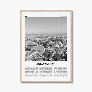 Antananarivo Print Black and White, Antananarivo Wall Art, Antananarivo Poster, Antananarivo Photo, Madagascar, Tana, Tananarive, Africa