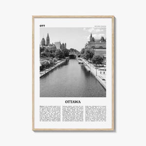 Ottawa Print Black and White No 1, Ottawa Wall Art, Ottawa Poster, Ottawa Photo, Ottawa Wall Décor, Ontario, Canada, Gatineau, Quebec