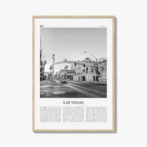 Las Vegas Print schwarz und weiß Nr. 4, Las Vegas Wandkunst, Las Vegas Poster, Las Vegas Foto, Bellagio, Nevada, USA, Vereinigte Staaten