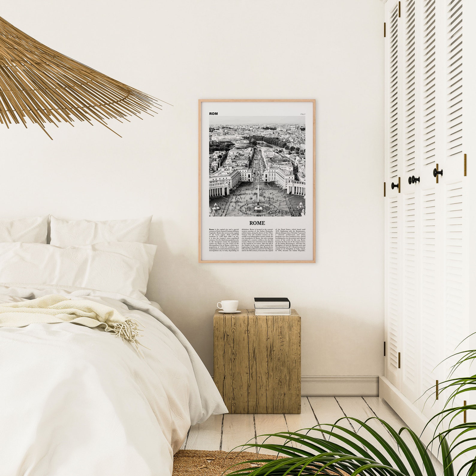 Rome Print Black and White Rome Wall Art Rome Poster Rome | Etsy