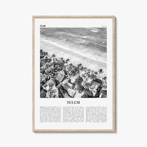 Tulum Print Black and White No 2, Tulum Wall Art, Tulum Poster, Tulum Photo, Tulum Wall Decor, City Art Print, Mexico Print