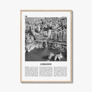 Libanon Poster schwarz und weiß Nr. 3, Libanon Wandkunst, Libanon Poster, Libanon Foto, Labnān, al-Lubnānīyah, libanesisch, Beirut