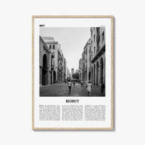 Beirut Print Schwarzweiß Nr. 3, Beirut Wandkunst, Beirut Poster, Beirut Foto, Beirut Wanddekoration, Libanon, بيروت, Beyrouth, Bayrūt