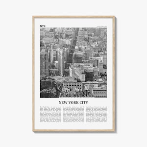 New York City Print Black and White No 6, New York Wall Art, New York Poster, New York Photo, NYC Black and White Poster Print, USA