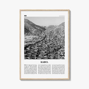 Kabul Print Schwarzweiß, Kabul Wandkunst, Kabul Poster, Kabul Foto, Kabul Wanddekoration, Afghanistan, ابل