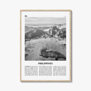 Philippinen Druck schwarz und weiß Nr. 4, Philippinen Wandkunst, Philippinen Poster, Philippinen Foto, Philippinen Wanddeko, Philippinen Karte