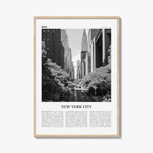 New York City Print schwarz und weiß Nr. 4, New York Wandkunst, New York Poster, New York Foto, NYC schwarz weiß Poster Druck, USA