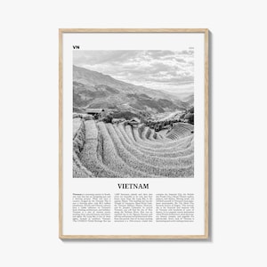Vietnam Print Black and White No 3, Vietnam Wall Art, Vietnam Poster, Vietnam Photo, Vietnam Wall Decor, Việt Nam, Ho Chi Minh, Hanoi