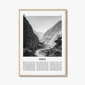 Nepal Print Black and White No 2, Nepal Wall Art, Nepal Poster, Nepal Photo, Nepal Wall Decor, Country Print, Kathmandu, Nepāl, Asia