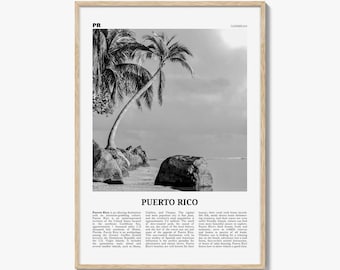 Puerto Rico Print Black and White No 1, Puerto Rico Wall Art, Puerto Rico Poster, Puerto Rico Photo, Puerto Rico Wall Decor, San Juan