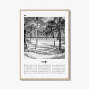 Cuba Print Black and White No 3, Cuba Wall Art, Cuba Poster, Cuba Photo, Cuba Wall Decor, Country Art Print, Havana, Cuban, Caribbean