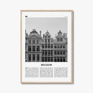 Belgien Print schwarz und weiß Nr. 3, Belgien Wandkunst, Belgien Poster, Belgien Foto, Belgien Dekor, Brüssel, België, Belgique Belgique