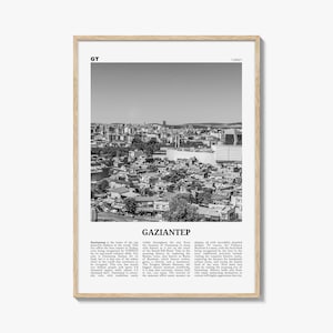 Gaziantep Print Black and White, Gaziantep Wall Art, Gaziantep Poster, Gaziantep Photo, Gaziantep Wall Décor, Gaziantep Map, Turkey