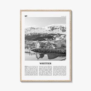 Withiers Print Schwarzweiß-Alaskung, Wandkunst, Wandbild, Poster, Kunstwerke, Alaska, USA, Vereinigte Staaten, Nordamerika
