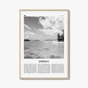Jamaica Print Black and White No 1, Jamaica Wall Art, Jamaica Poster, Jamaica Photo, Jamaica Wall Decor, Kingston, Caribbean