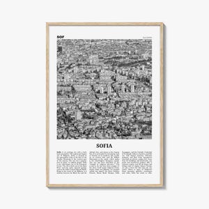 Sofia Print Black and White, Sofia Wall Art, Sofia Poster, Sofia Photo, Sofia Wall Decor, City Art Print, Bulgaria, София, България, Europe