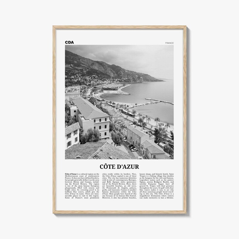 French Riviera Print - Etsy