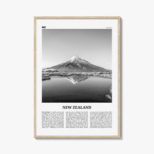 New Zealand Print Black and White No 3, New Zealand Wall Art, New Zealand Poster, New Zealand Photo, NZ, Wellington, Auckland, Oceania