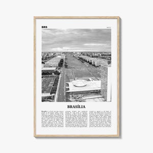 Brasilia Print Schwarzweiß Nr. 2, Brasília Wandkunst, Brasília Poster, Brasília Foto, Brasília Wanddekoration, Brasilien, Brasil, Südamerika