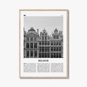 Belgium Print Black and White No 3, Belgium Wall Art, Belgium Poster, Belgium Photo, Belgium Decor, Brussels, België, Belgique Belgique