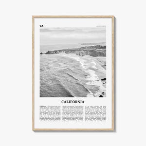 Kalifornien Druck schwarz weiß Nr. 1, Kalifornien Wandkunst, Kalifornien Poster, Kalifornien Foto, USA, Vereinigte Staaten, Nordamerika