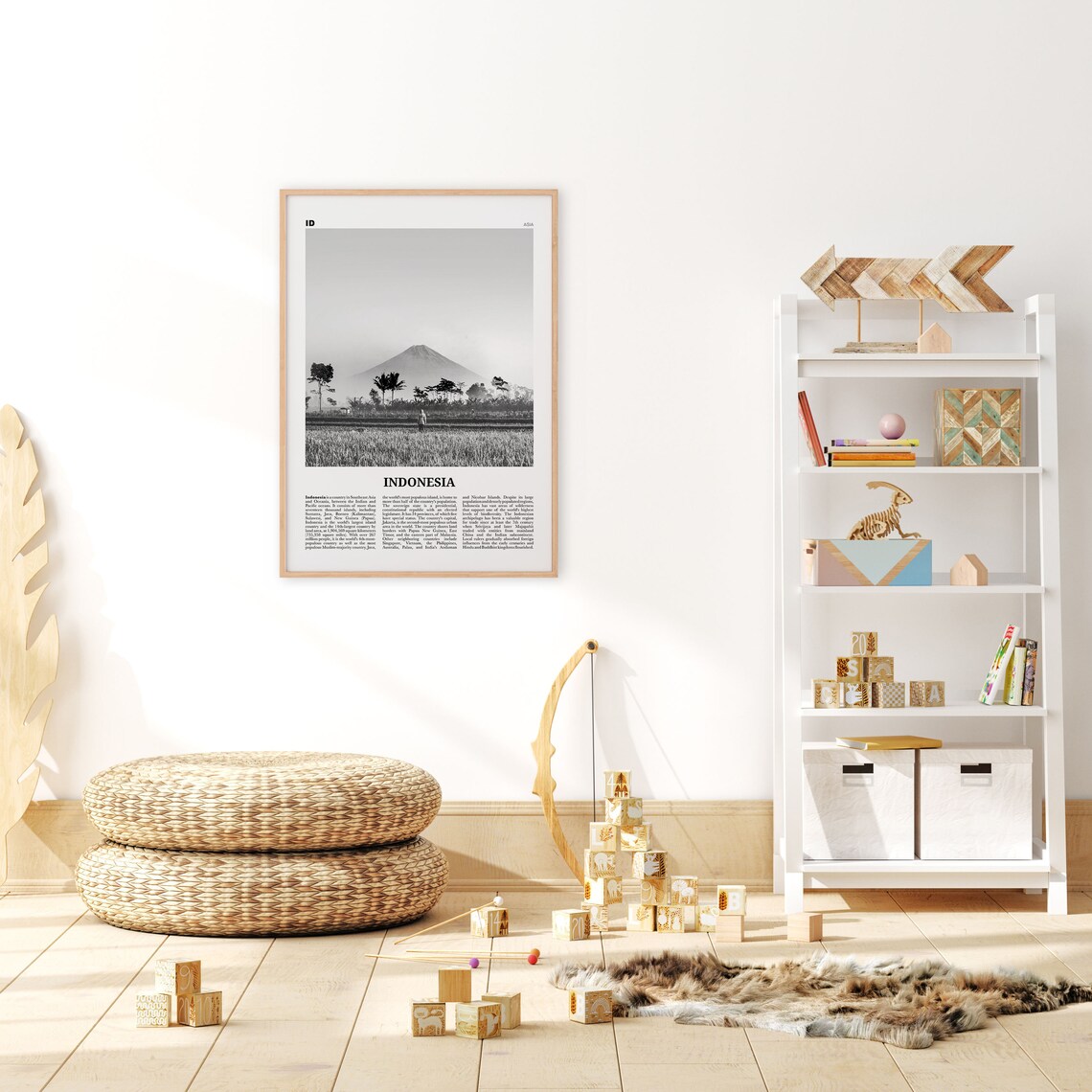 Indonesia Print Black and White Indonesia Wall Art Indonesia | Etsy