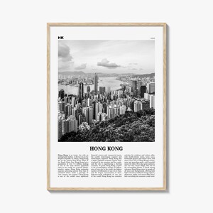 Hong Kong Print Schwarzweiß Nr. 1, Hong Kong Wandkunst, Hong Kong Poster, Hong Kong Foto, Hong Kong Wanddekor, Stadt Kunstdruck, 香japan, Asien