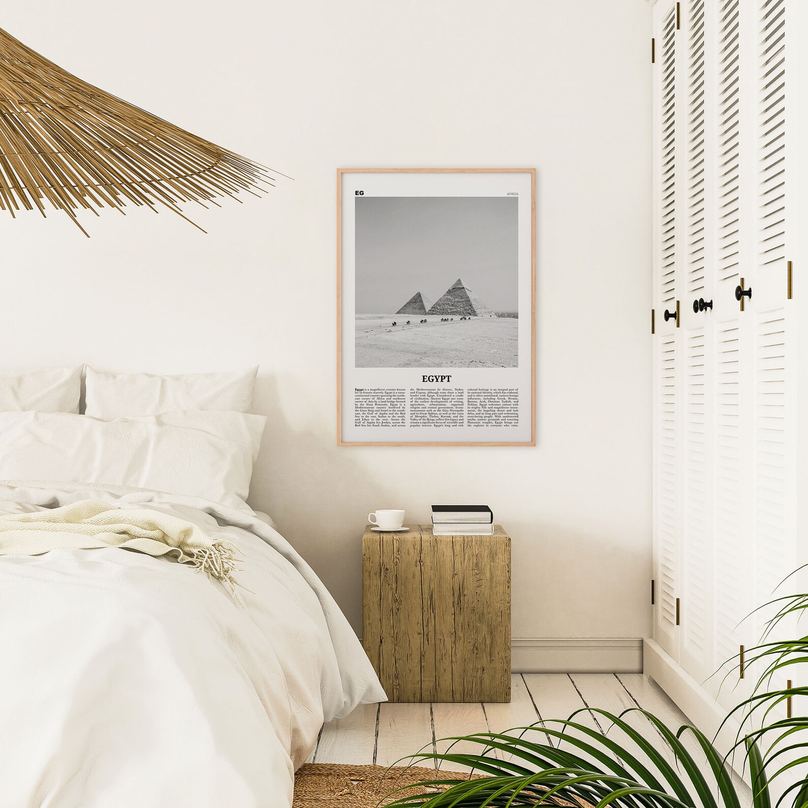 Egypt Print Black and White Egypt Wall Art Egypt Poster | Etsy