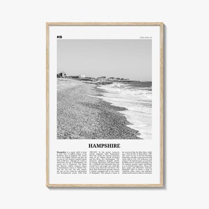 Hampshire Print schwarz weiß, Hampshire Wandkunst, Hampshire Poster, Hampshire Foto, Hampshire Karte, England, UK, Vereinigtes Königreich
