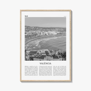 Valencia Print Black and White No 1, Valencia Wall Art, Valencia Poster, Valencia Photo, Valencia Wall Decor, Spain, València, España