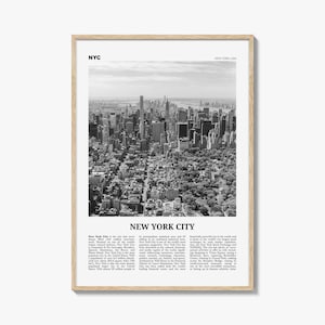 New York City Print Black and White No 3, New York Wall Art, New York Poster, New York Photo, NYC Black and White Poster Print, USA