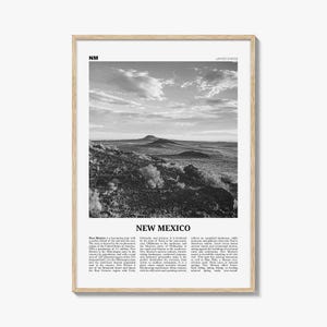 New Mexico Druck schwarz weiß Nr. 2, New Mexico Wandkunst, New Mexico Poster, New Mexico Foto, New Mexico Wanddekor, New Mexico Karte
