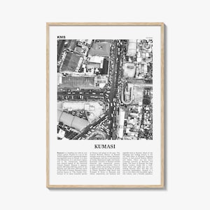 Kumasi Print Black and White, Kumasi Wall Art, Kumasi Poster, Kumasi Photo, Kumasi Wall Decor, Ghana, Comassie, Coomassie, Kumase, Africa