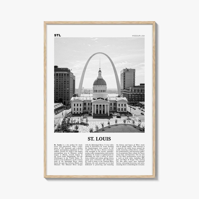 St Louis Poster - Etsy