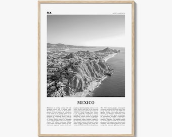 Mexico Print Black and White No 2, Mexico Wall Art, Mexico Poster, Mexico Photo, Mexico Decor, México, Estados Unidos, Mexicanos