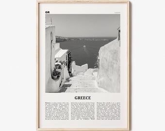 Greece Print Black and White No 2, Greece Wall Art, Greece Poster, Greece Photo, Greece Wall Decor, Ελλάδα, Greek, Hellas, Athens, Europe