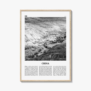 China Print Schwarzweiß Nr. 2, China Wandkunst, China Poster, China Foto, China Wanddekor, ???