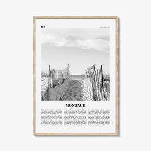 Montauk Print Black and White No 1, Montauk Wall Art, Montauk Poster, Montauk Photo, Montauk Décor, New York, USA, United States