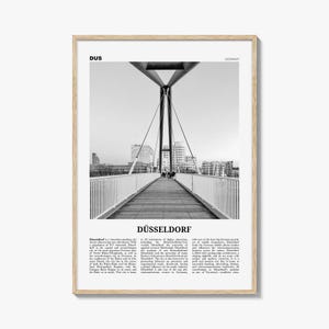 Dusseldorf Print Black and White No 2, Düsseldorf Wall Art, Düsseldorf Poster, Düsseldorf Photo, Düsseldor Decor, Germany, Deutschland