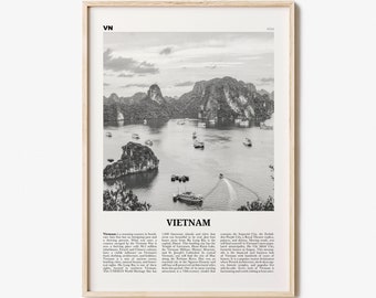 Vietnam Print Black and White No 1, Vietnam Wall Art, Vietnam Poster, Vietnam Photo, Vietnam Wall Decor, Việt Nam, Ho Chi Minh, Hanoi, Asia