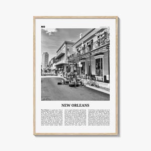 New Orleans Print Black and White No 3, New Orleans Wall Art, New Orleans Poster, New Orleans Photo, Louisiana, USA, United States