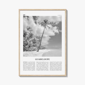 Guadeloupe Print Black and White, Guadeloupe Wall Art, Guadeloupe Poster, Guadeloupe Photo, Guadeloupe Wall Decor, Gwadloup, Caribbean