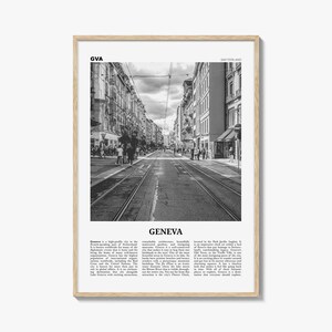 Genf Poster Schwarzweiss, Genf Wandkunst, Genf Poster, Genf Foto, Genf Wanddekor, Schweiz, Genf, Schweiz, Schweiz