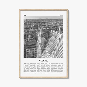 Wenen print zwart-wit nr. 3, Wenen muurkunst, Wenen poster, Wenen foto, Wenen muur decor, Oostenrijk, Wenen, sterreich, Europa
