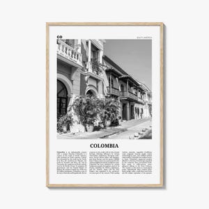 Colombia Print Black and White No 2, Colombia Wall Art, Colombia Poster, Colombia Photo, Bogota, Bogotá, Medellin, Cali, South America