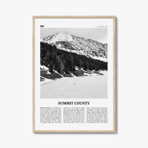Summier County Druck Schwarz und weiß, Accent County Wandkunst, Accents County Poster, Accents County Foto, Accesoires Wanddekor, Accent County Karte