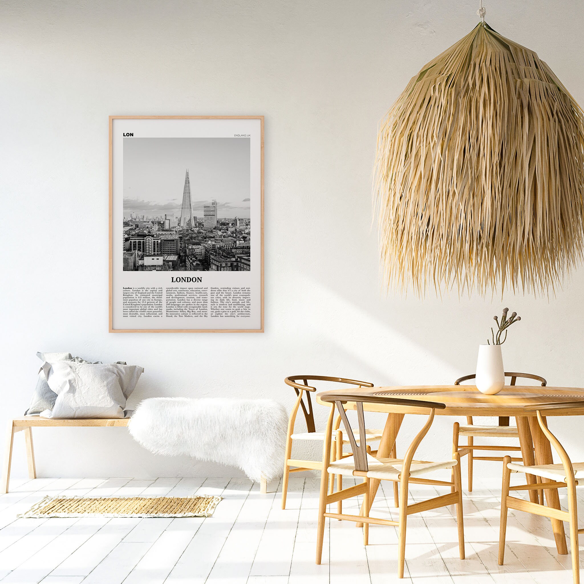 London Print Black and White Downtown London Wall Art London | Etsy