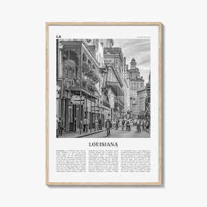Louisiana Print Black and White No 3, Louisiana Wall Art, Louisiana Poster, Louisiana Photo, Louisiana Wall Décor, Louisiana, United States